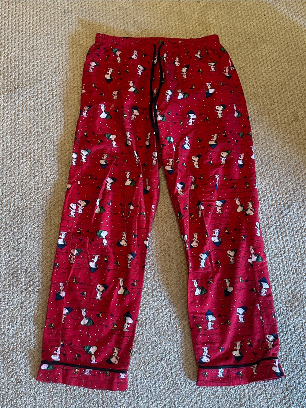Red Snoopy Pyjama Pants